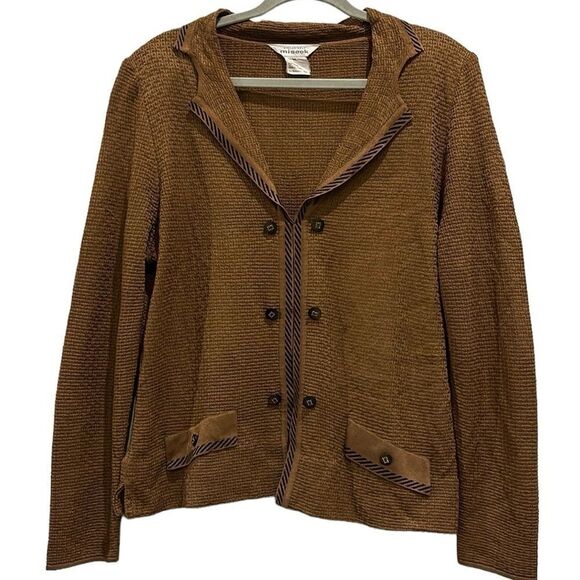Misook Sweaters - Misook Cardigan Sweater Blazer Bling Buttons Luxury M​​​​​​​​​​​​​​​​